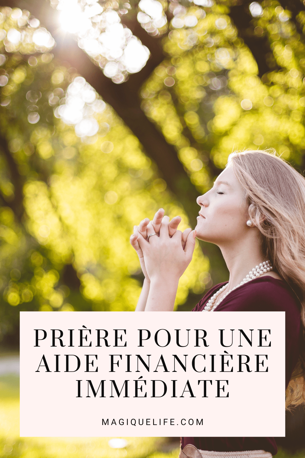 Prière Pour Une Aide Financière Immédiate | Magique Life, Pour Une Vie ...